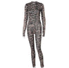 Brown Snake skin jumpsuit