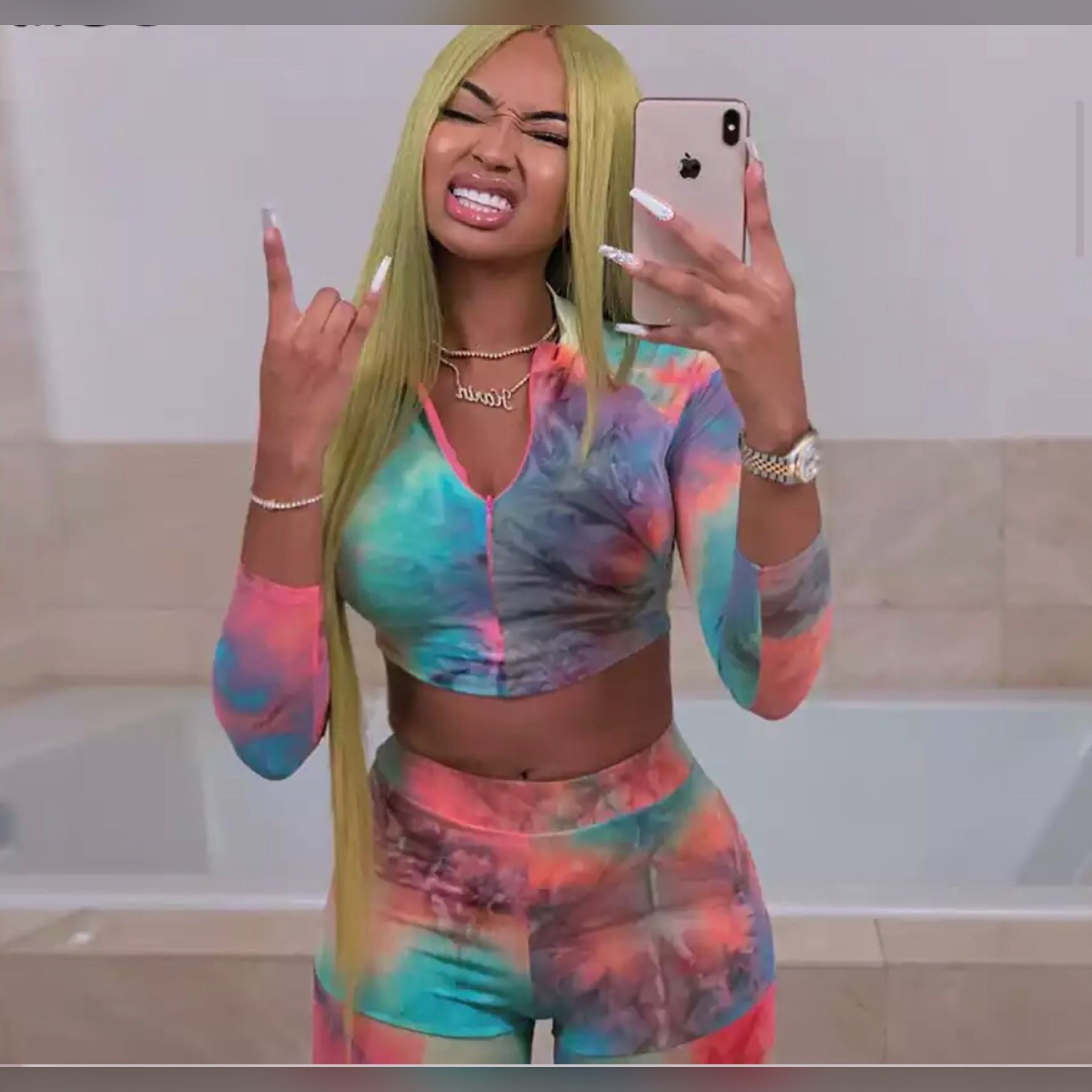 cotton candy crop top